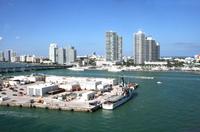 Blick vom Deck auf Miami