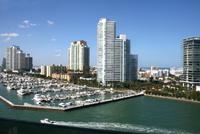 Blick auf Miami