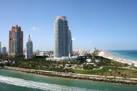 Blick auf Miami