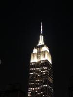 Empire State Building nachts in New York