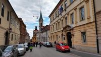 002p Zagreb, Rathaus und Stadtturm