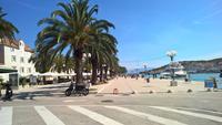 Trogirs Uferpromenade und Yachthafen