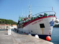 Unser Schiff in Jelsa-Hvar