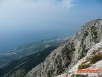 Aussicht in 1200 m Höhe