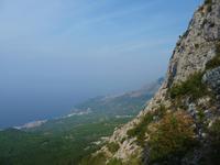 Blick zur Makarska Riviera