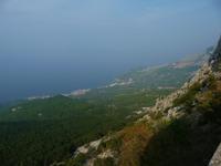 Blick zur Makarska Riviera, Tucepi