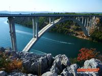 Krka-Autobahnbrücke bei Skradin