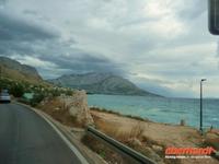 Küstenstraße vor Omis