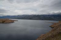 019 Insel Pag, Blick zum Velebitgebirge
