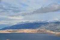 021 Insel Pag, Borawüste mit Velebit