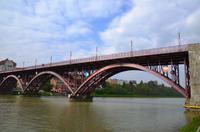 008 Maribor, Altstadtbrücke über die Drau