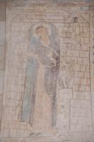 013 Zagreb, Kathedrale, die älteste Freske im Chor