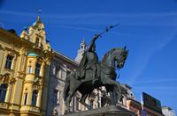 029 Zagreb, Denkmal von Ban Josip Jelacic