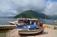 236 Montenegro, Bucht von Kotor, Überfahrt zur Insel Maria vom Felsen