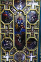 241 Montenegro, Bucht von Kotor,  Decke der Kirche Maria vom Felsen