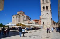 343 Zadar, Hauptkreuzung mit Domenikuskirche und Campanile