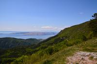 350 Blick von Senj-Pass auf die Küste mit den Inseln