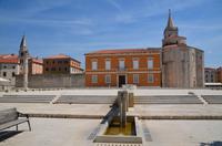 027 Zadar, Forum mit Bischofspalast und Donatuskirche