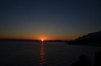 391 Sonnenuntergang in Podgora