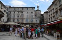 427 Split, Hauptplatz mit Eisernem Tor