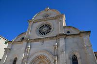 072 Sibenik, Westfassade der Kathedrale des Heiligen Jacob