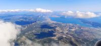 15-40 Blick auf die Küste Mitteldalmatien mit dem Kamm des Ziegengebirges