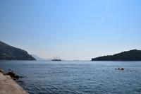 155 Dubrovnik, Blick von der Mole nach Cavtat