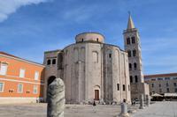 009 Zadar, Forum mit Donatuskirche und Campanile