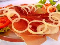 025 Insel Pag, leckerer Dalmatinischer Schinken