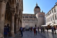 148 Dubrovnik, Blick vom Rektorenpalast zur Kathedrale
