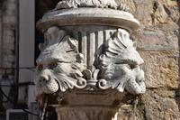 163 Dubrovnik, Brunnen am Marktplatz