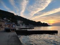 168 Dubrovnik, Abendstimmung am Hotel Vis