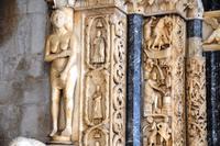 076a Trogir, Kathedrale des Hl. Laurentius, Portal von Meister Radovan