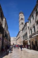 157 Dubrovnik, Stradun mit Franziskanerkloster