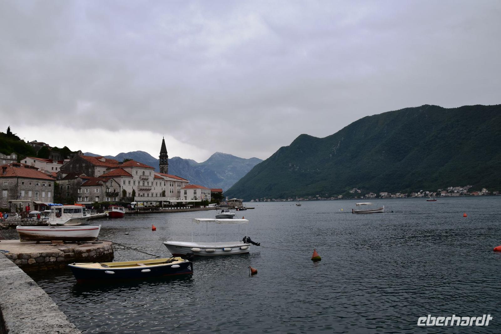 169 Bucht von Kotor, Perast mit Blick zum Lovcen 1749 m