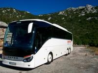 Unser Reisebus im Velebitgebirge 