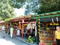 Obststände im Neretvatal 