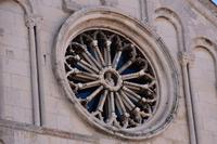 006 Zadar, Kathedrale der Heiligen Barbara, Rosettenfenster