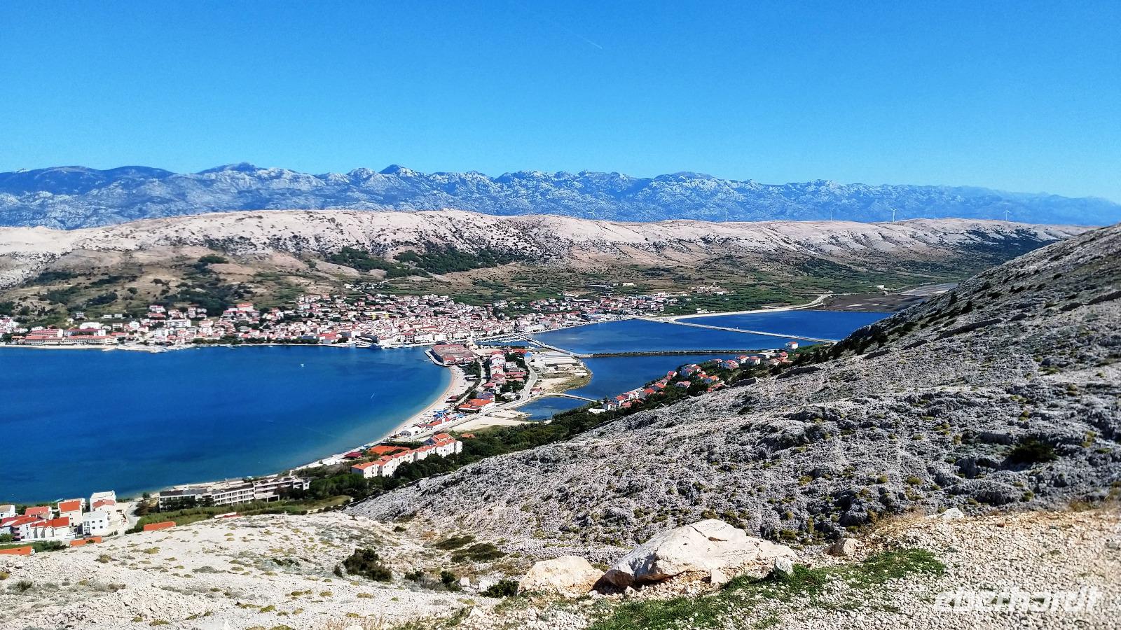 022 Insel Pag mit Stadt Pag