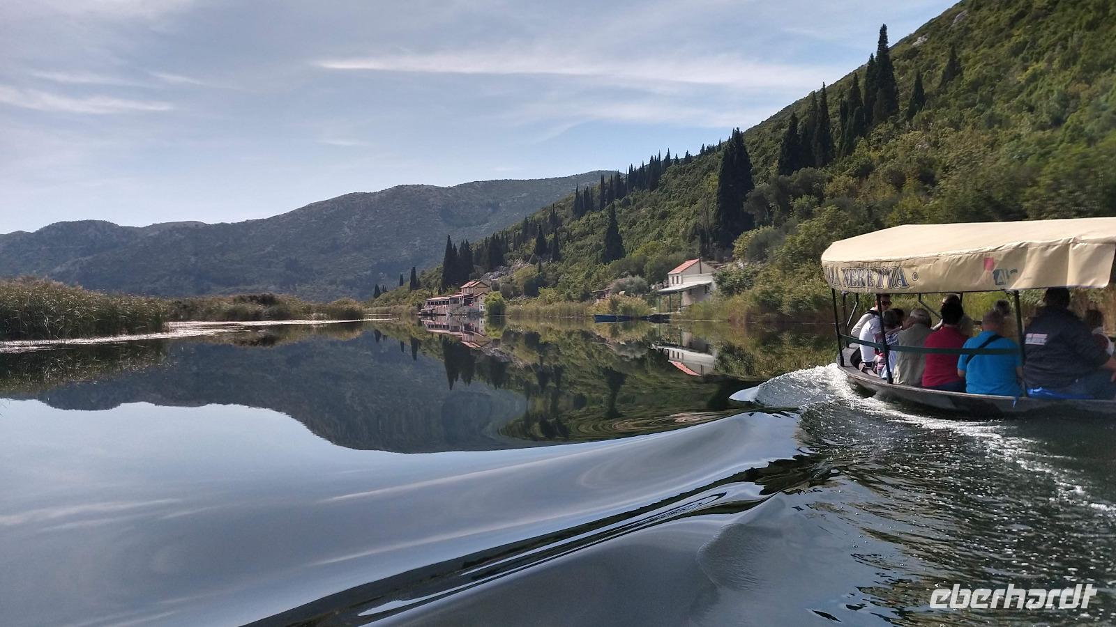 185 Neretvadelta, Bootsfahrt