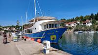 209x Insel Hvar, Vrboska, unser Schiff