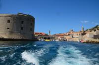 202 Dubrovnik, Ausfahrt aus dem Altstadthafen