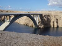 Brücke zur Insel Pag