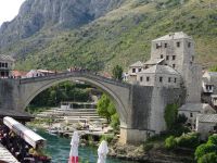 Mostar: Alte Brücke, Brücke über die Neretva