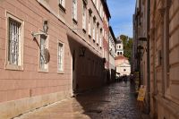 008 Zadar, Decumanus mit Marien Kapelle