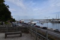 019 Zadar, Blick von der Stadtmauer auf den Hafen