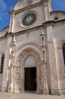 066 Sibenik, Portal der Kathedrale des Heiligen Jacob
