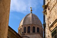 070 Sibenik, Portal der Kathedrale des Heiligen Jacob, Kuppel