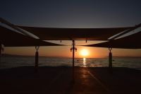 343 Podgora, Sonnenuntergang über der Adria