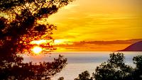 232 Podgora, Sonnenuntergang